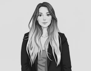 Photo portrait dans un style "avatar" de Pauline Soudry UX Designer